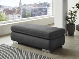 Polsterhocker Montello II | Grau