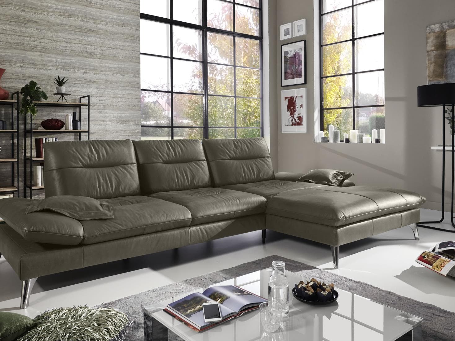 Ecksofa Penina IV | Blau