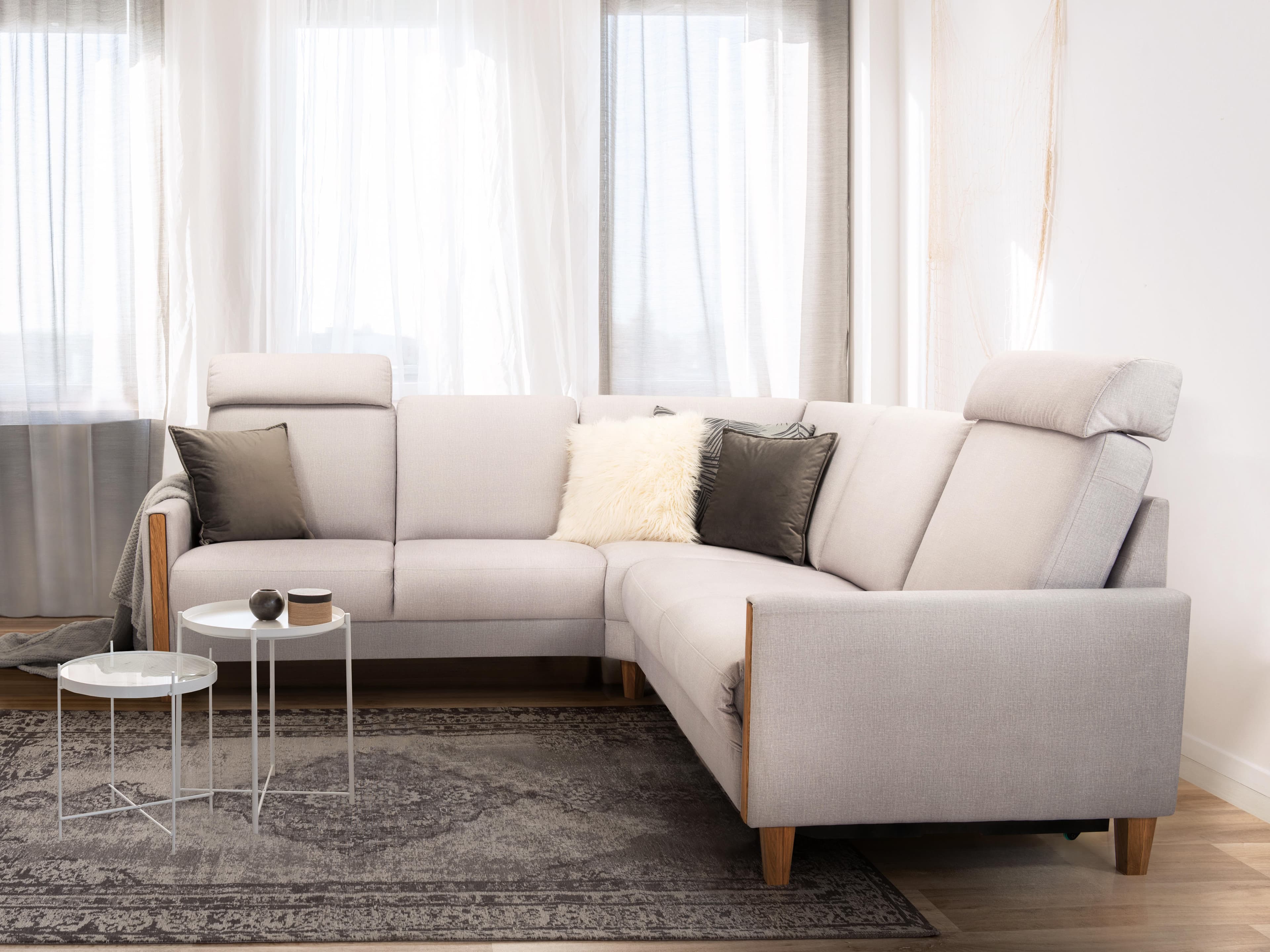 Ecksofa Kapoterra IV | Grau