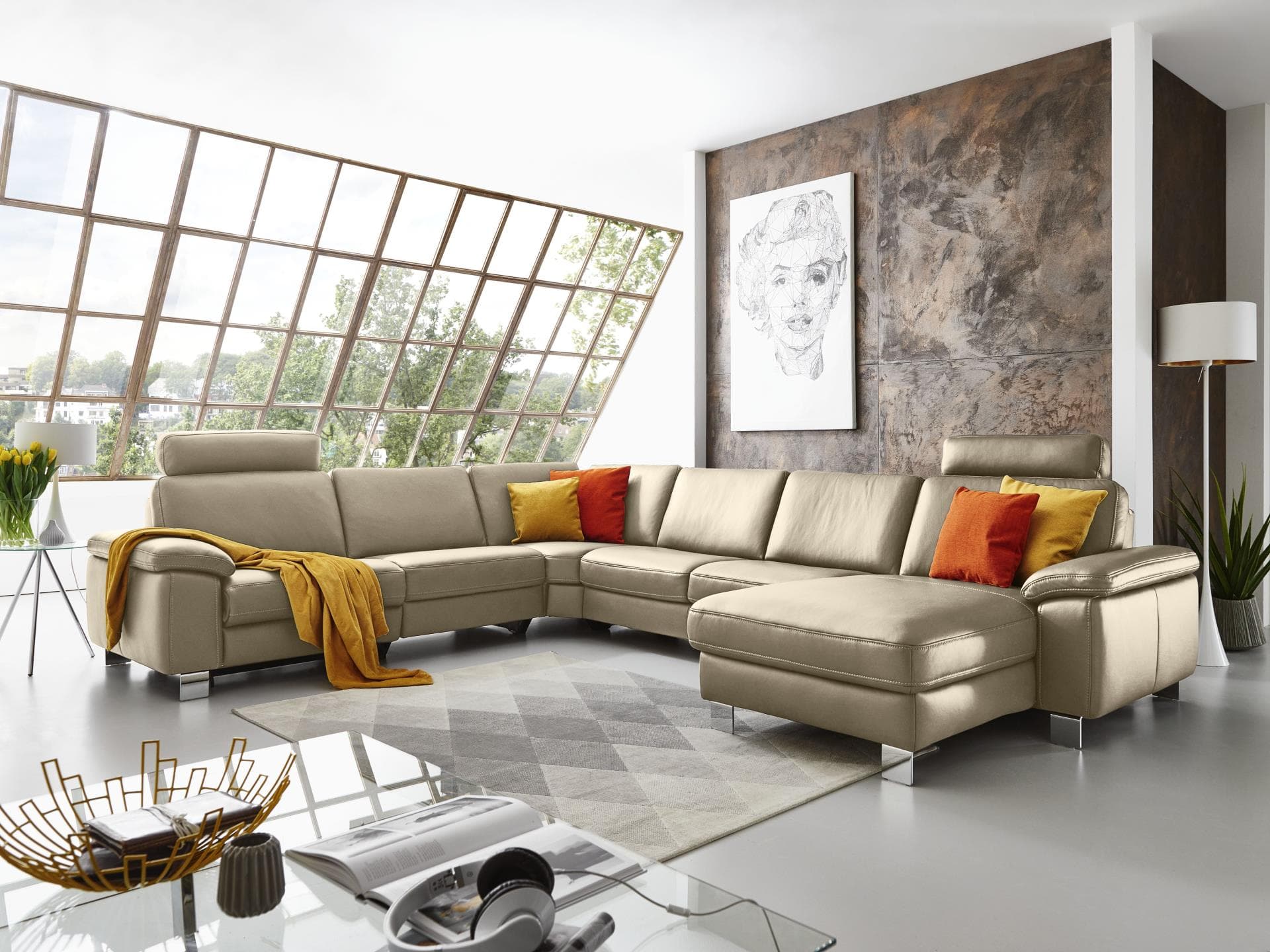 Wohnlandschaft Helikon | Beige