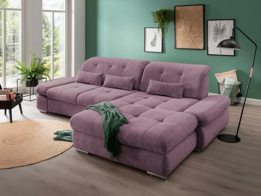 Ecksofa Bryenne | Grün
