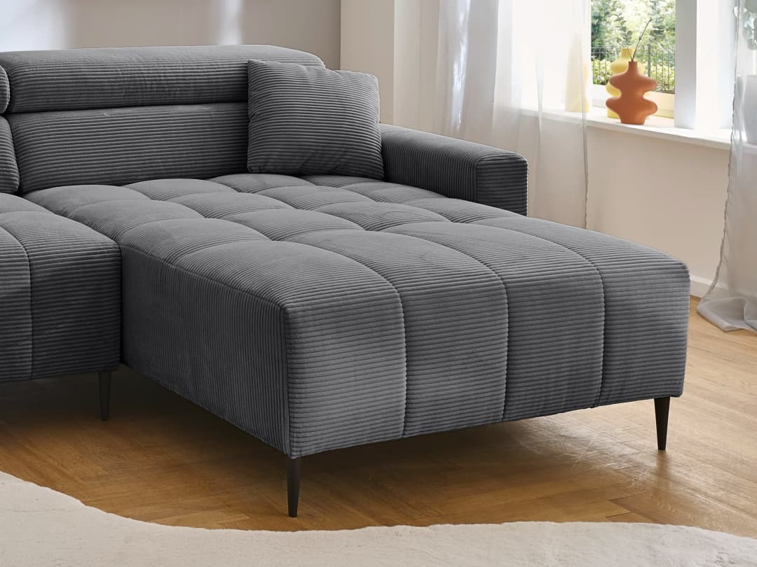 Ecksofa Isla | Grau