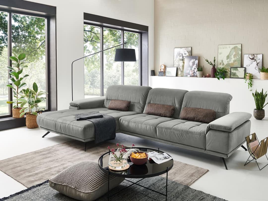 Ecksofa Ziracco II | Grau