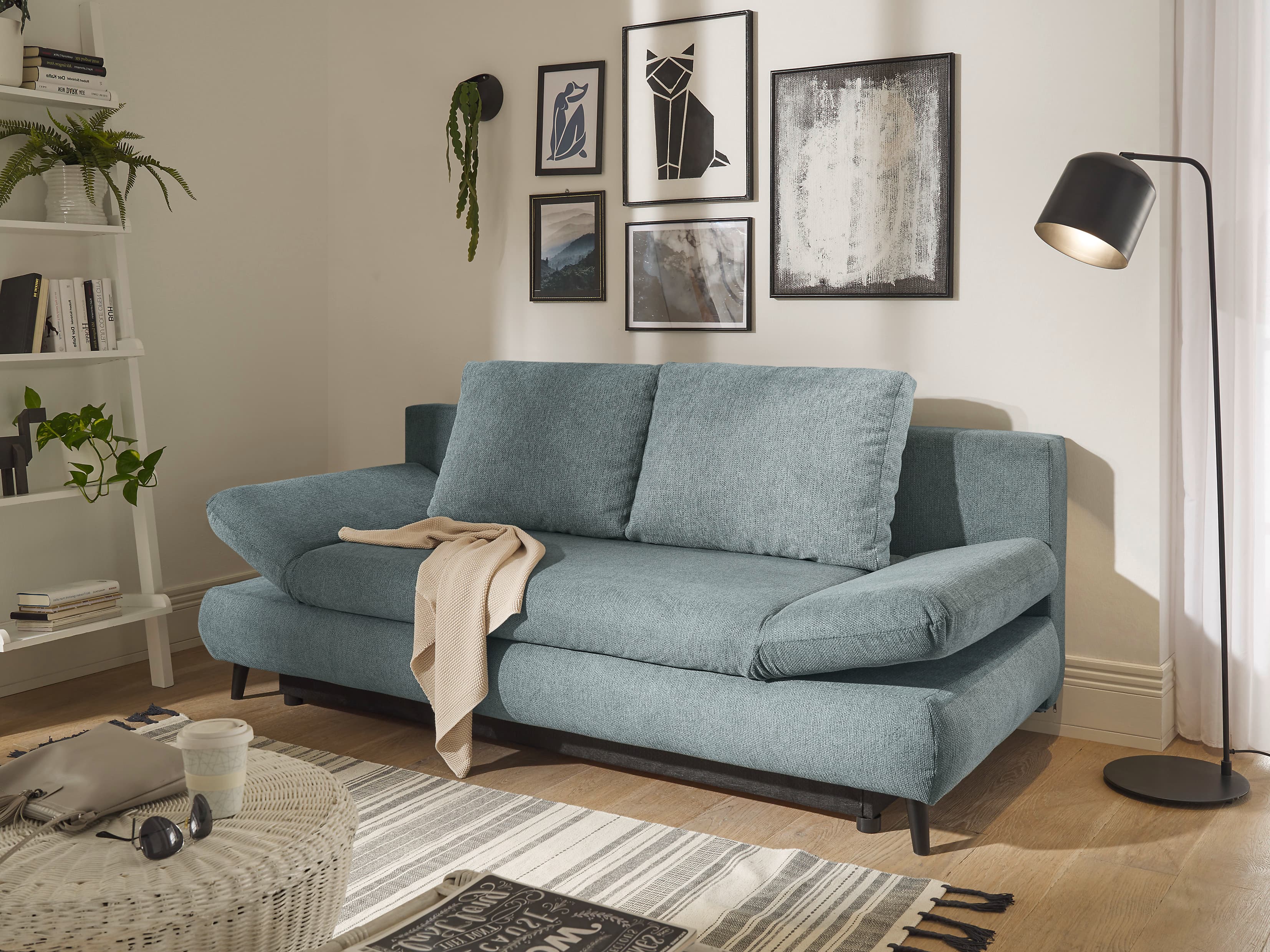 Schlafsofa Bonez | Blau