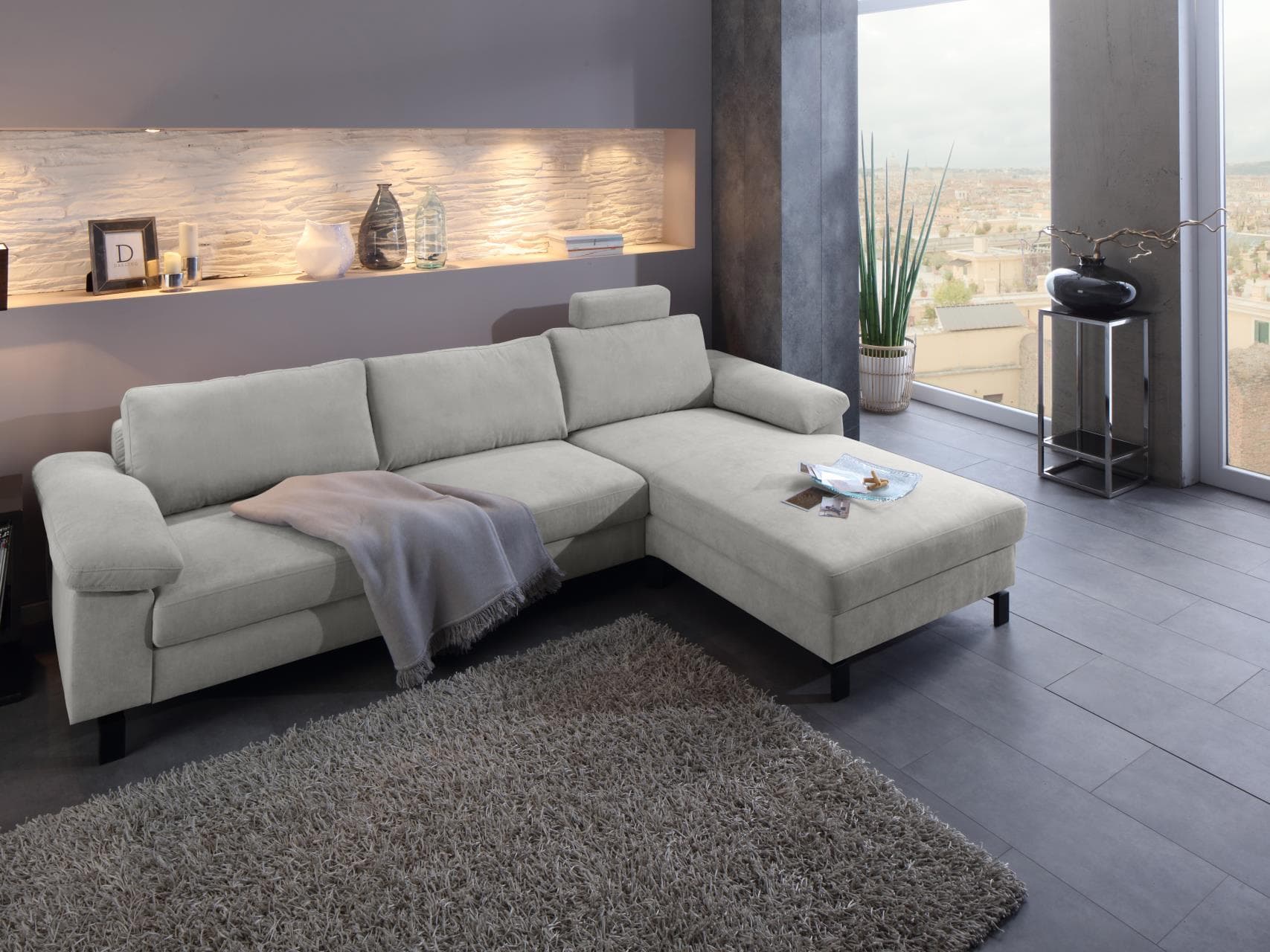 Ecksofa Cabianca IX | Grau