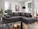 Ecksofa Beneke | Grau