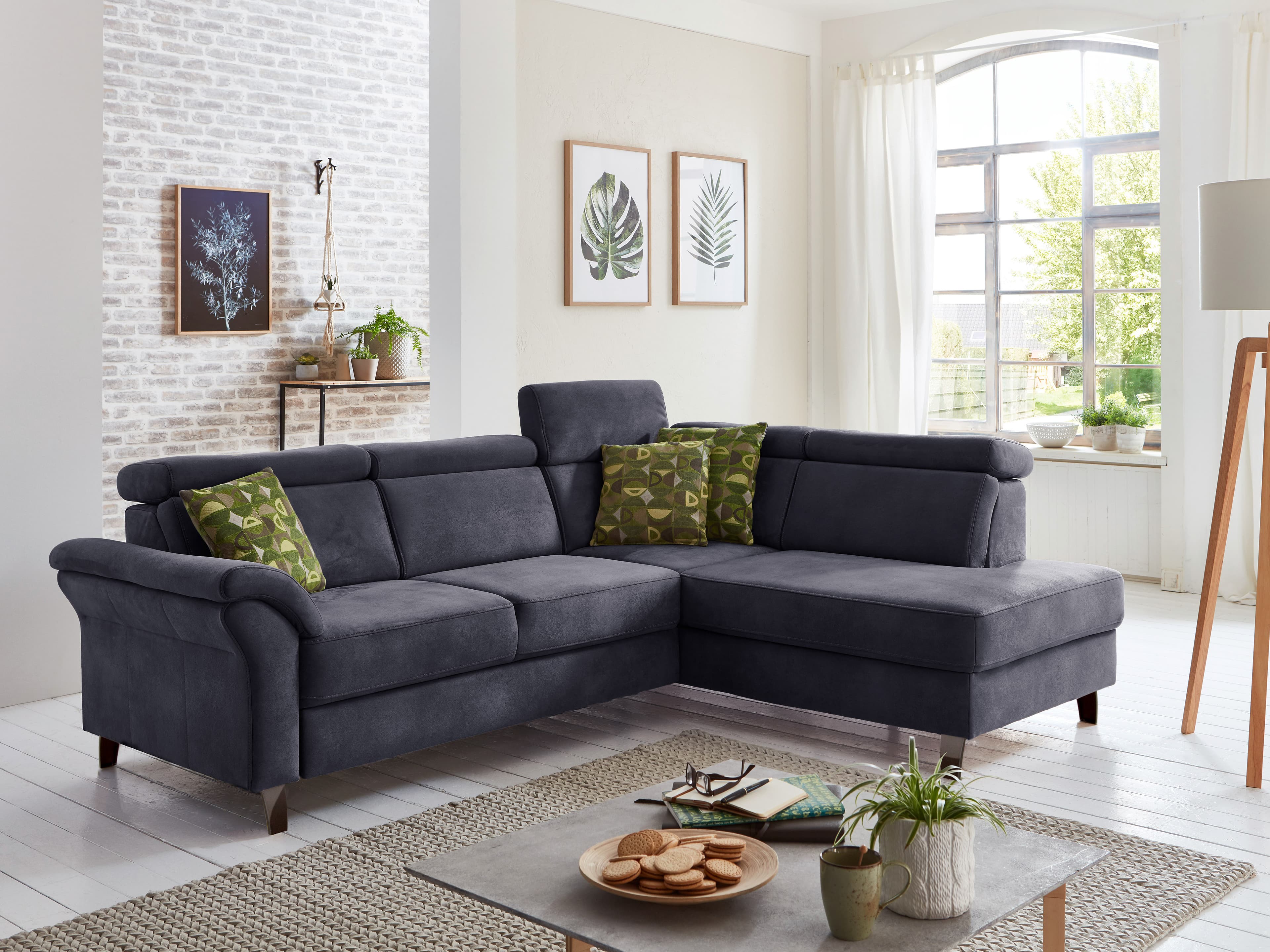 Ecksofa Scandicci V | Blau