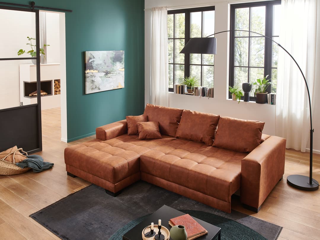 Ecksofa Irma IV | Braun