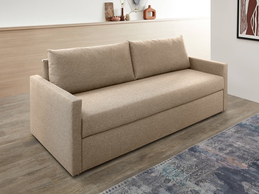 Schlafsofa Beger | Weiß