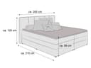 Boxspringbett Saddle | Schwarz 3
