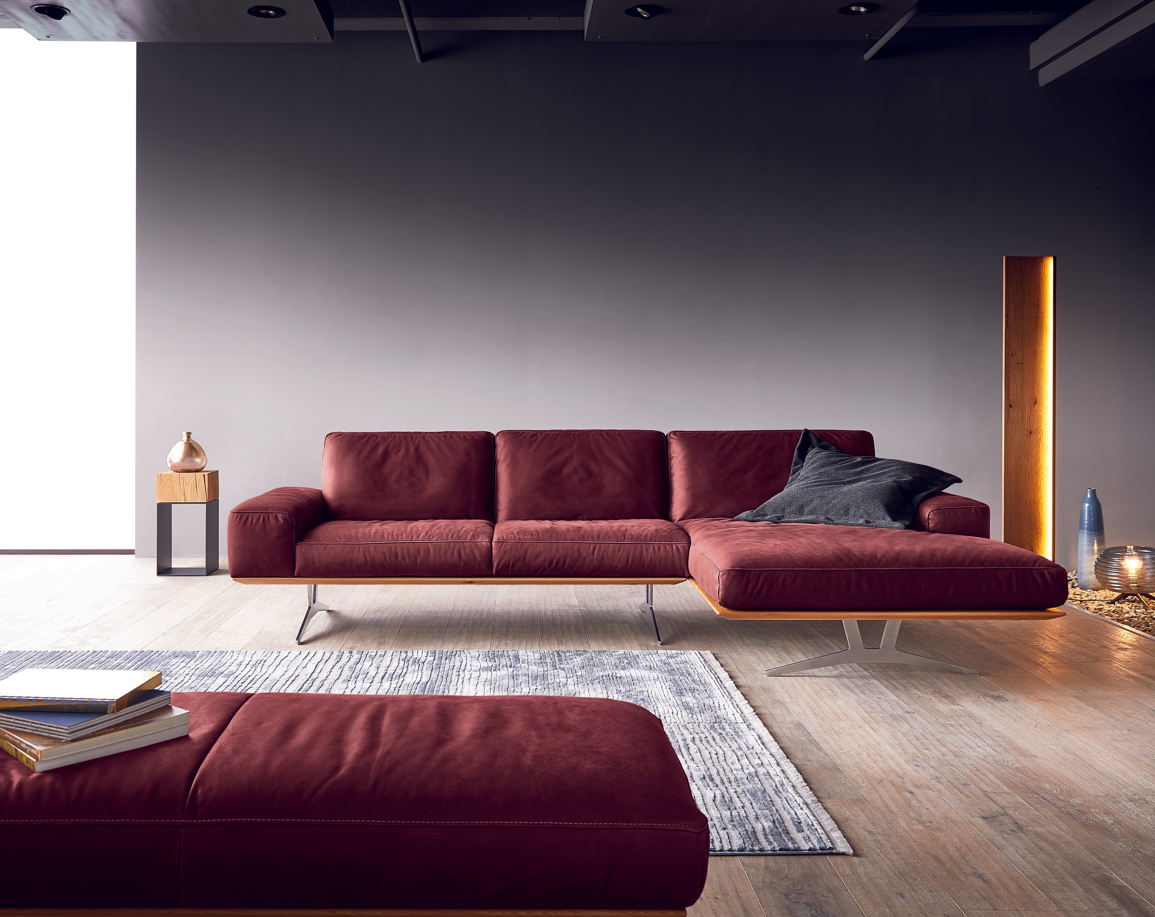 Koinor Ecksofa Hiero (FM) | Rot