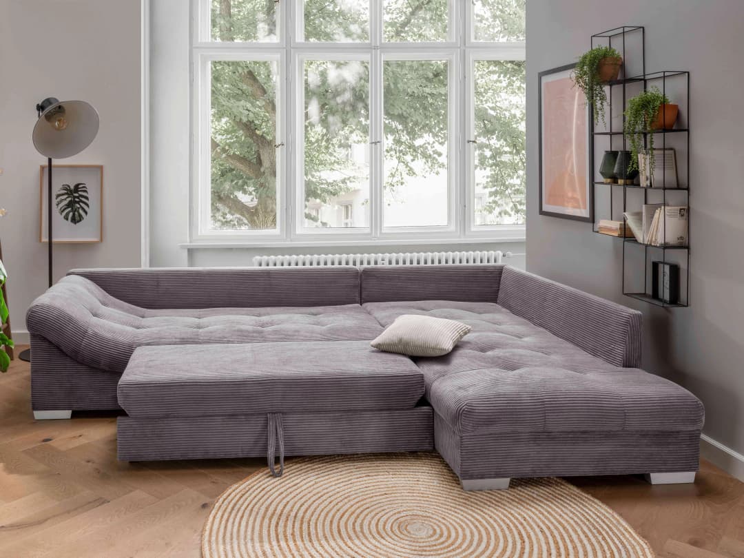 Ecksofa Beneke II | Braun