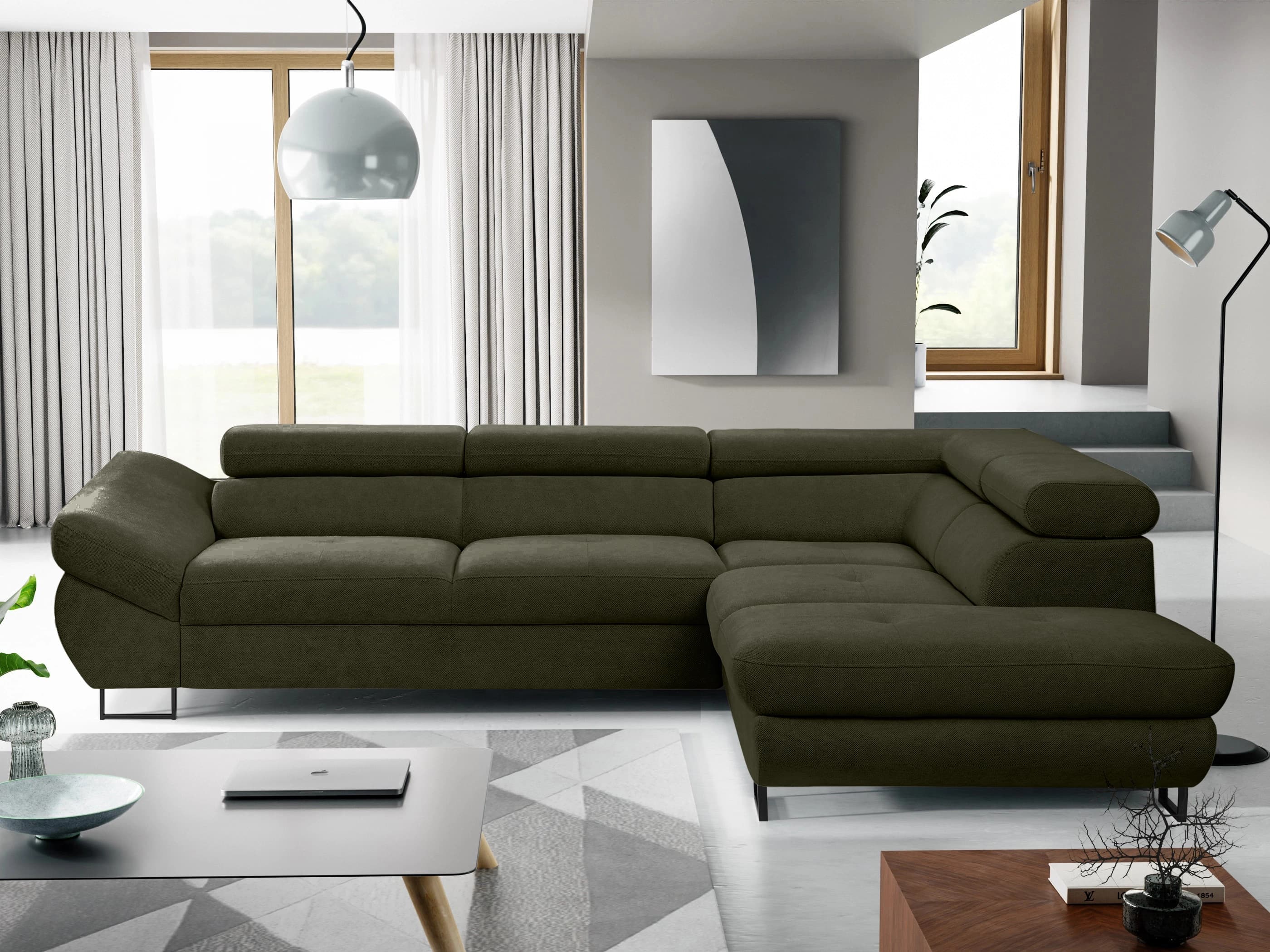 Ecksofa Blaine II | Grün