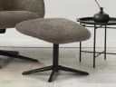 Polsterhocker Kiago II | Braun