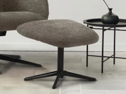 Polsterhocker Kiago II | Braun