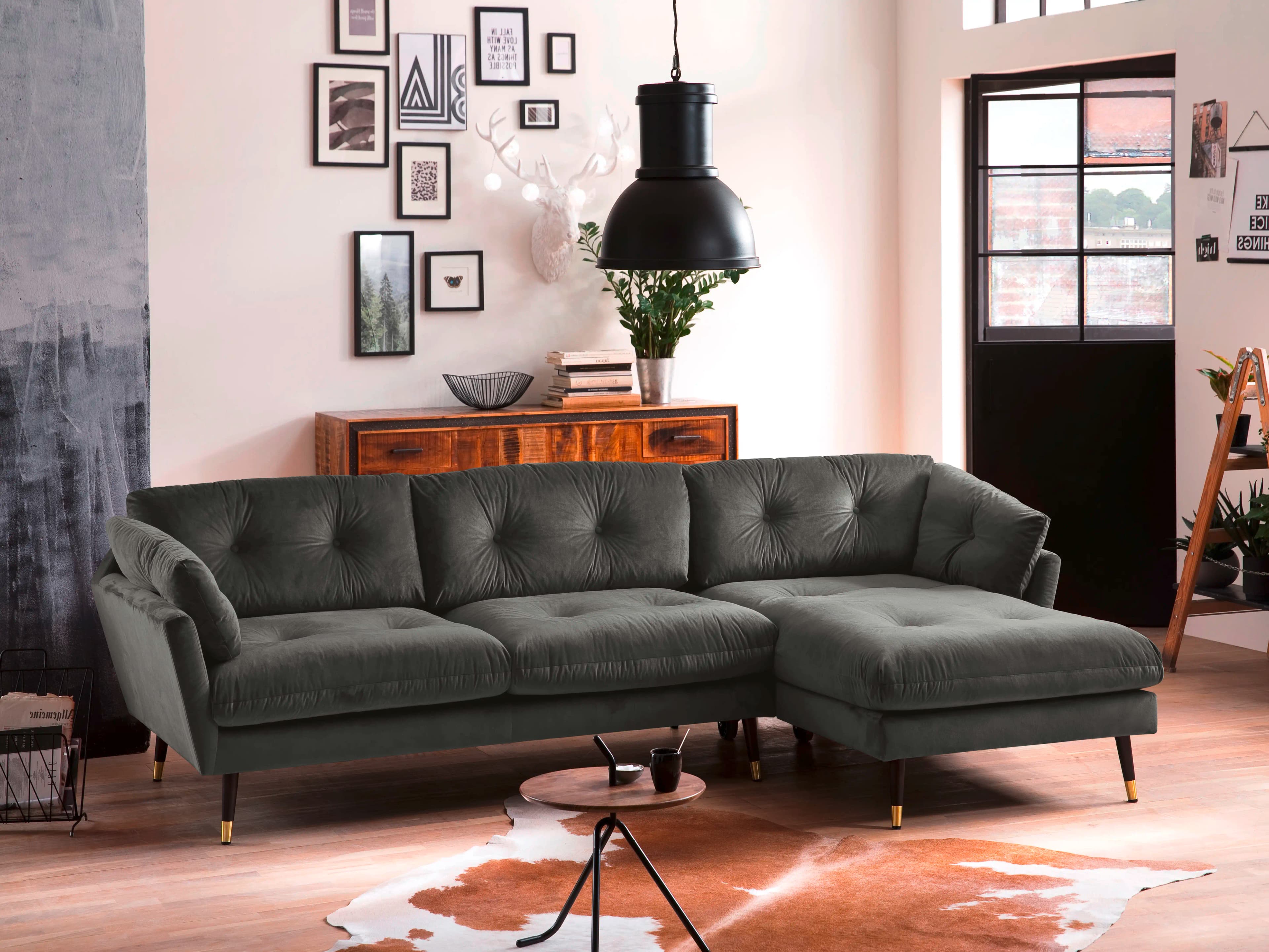 Ecksofa Hunter IV | Grau
