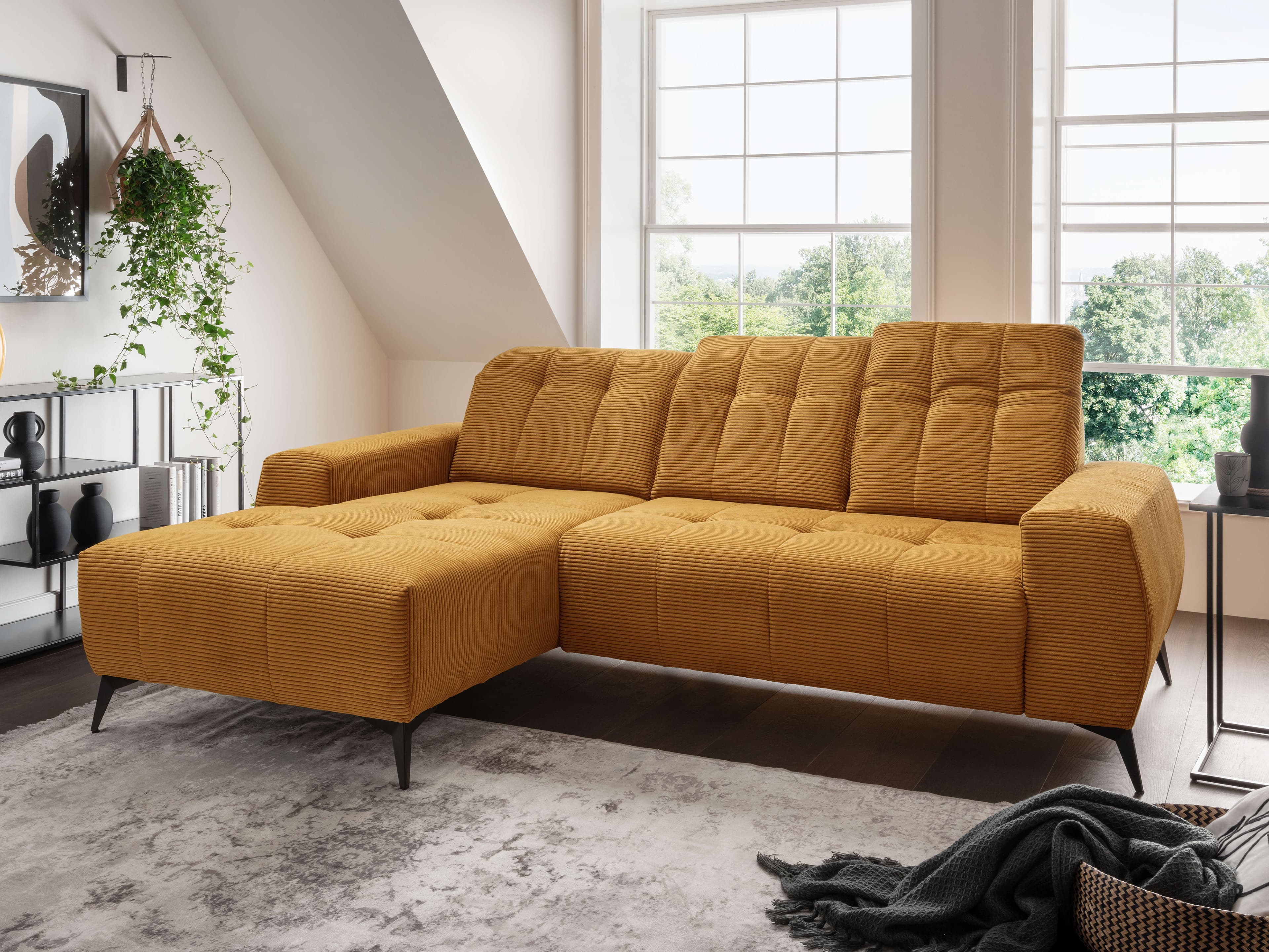 Ecksofa Bodra II | Gelb