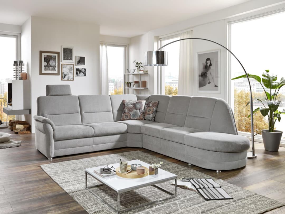 Ecksofa Preta III | Grau