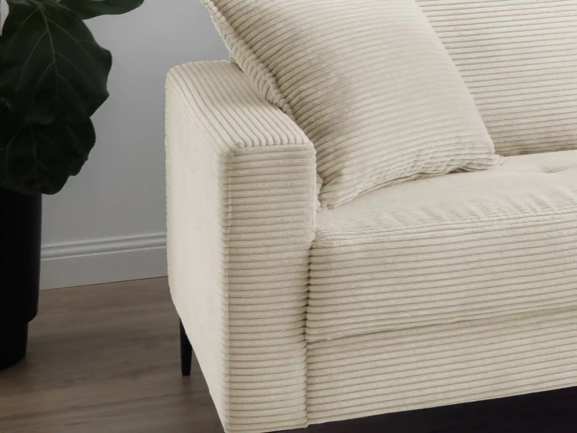 Ecksofa Happy | Weiß