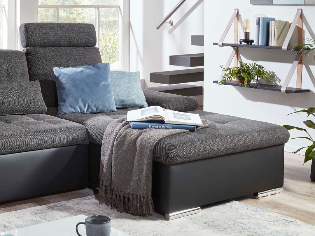 Ecksofa Bussoleno II | Grau