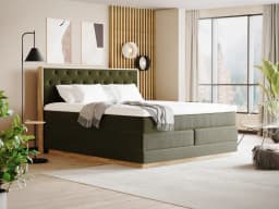 Boxspringbett Cossau | Grün