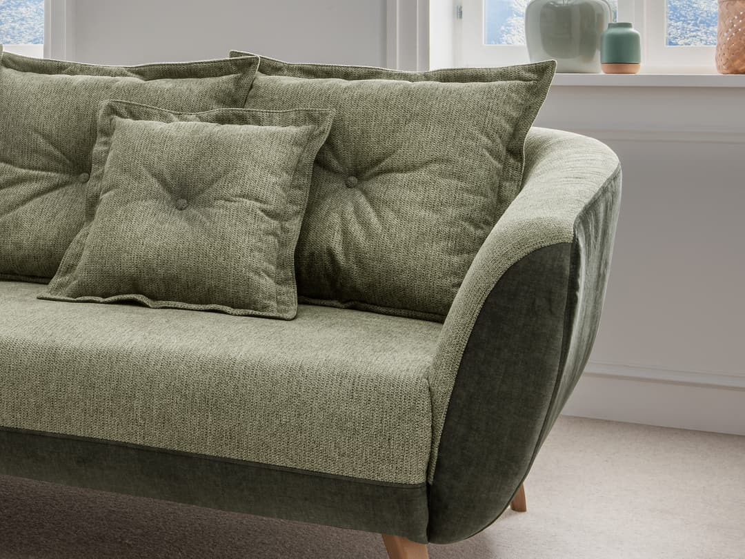 Ecksofa Bennett | Grün