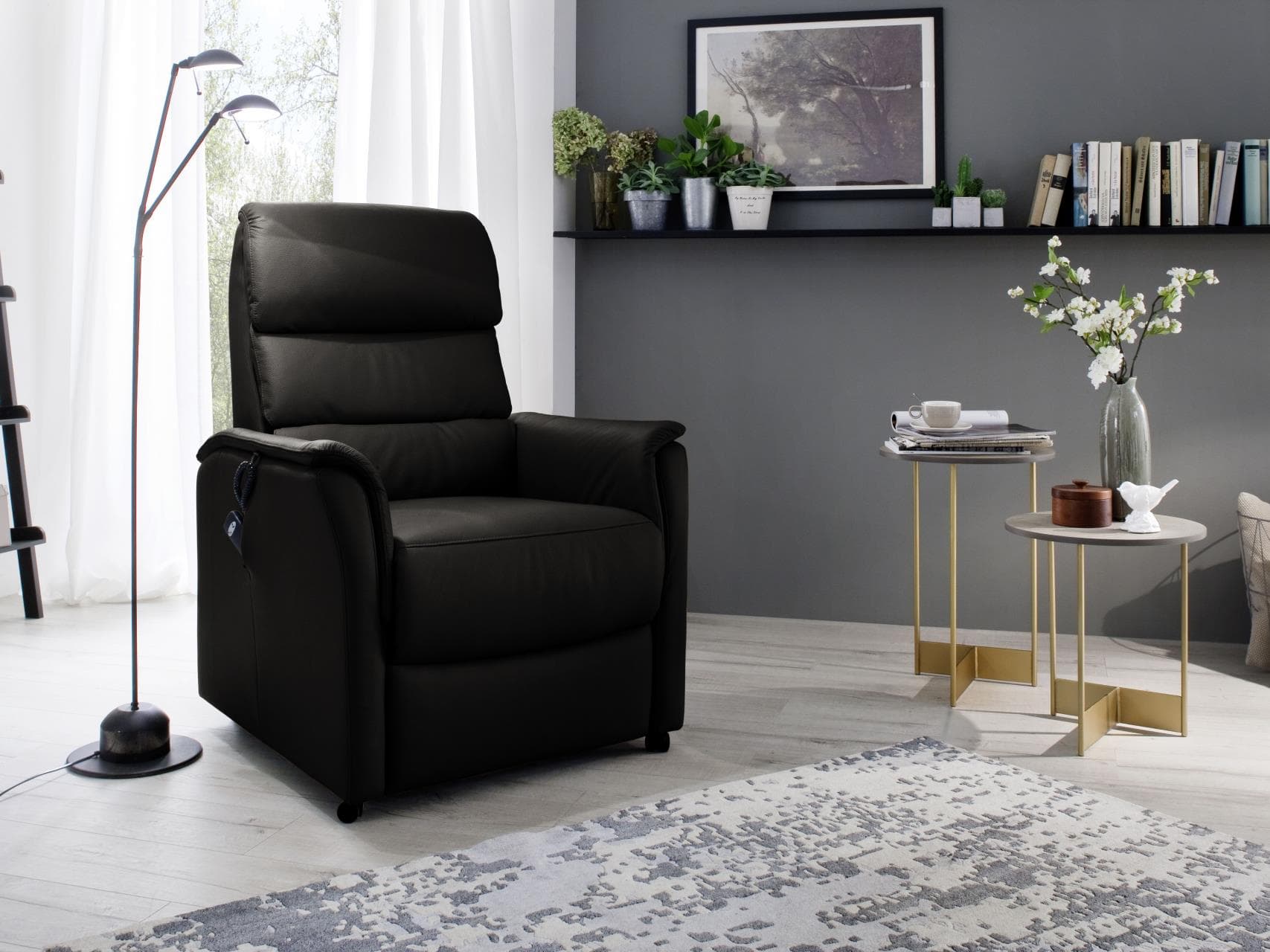 Relaxsessel Kuens | Schwarz