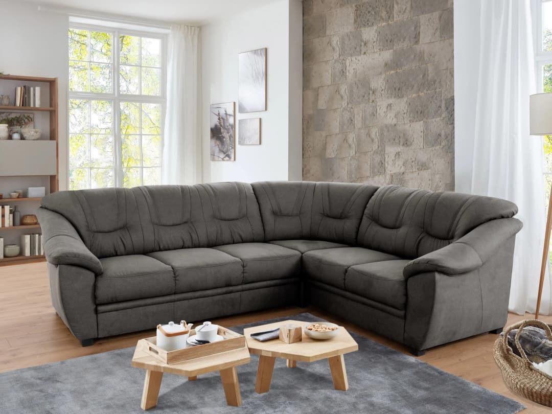 Ecksofa Sabura | Braun