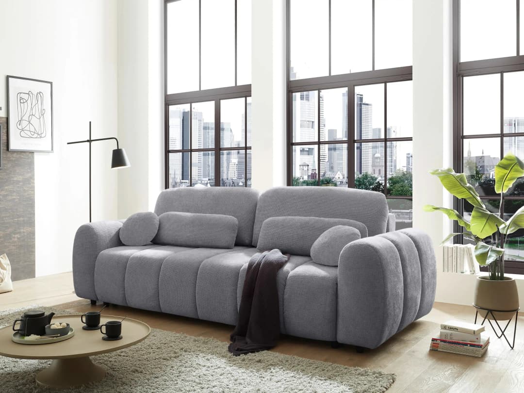Schlafsofa Barn | Grau