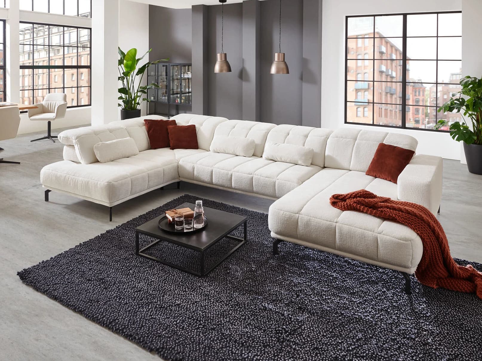 Wohnlandschaft Mirone III | Beige