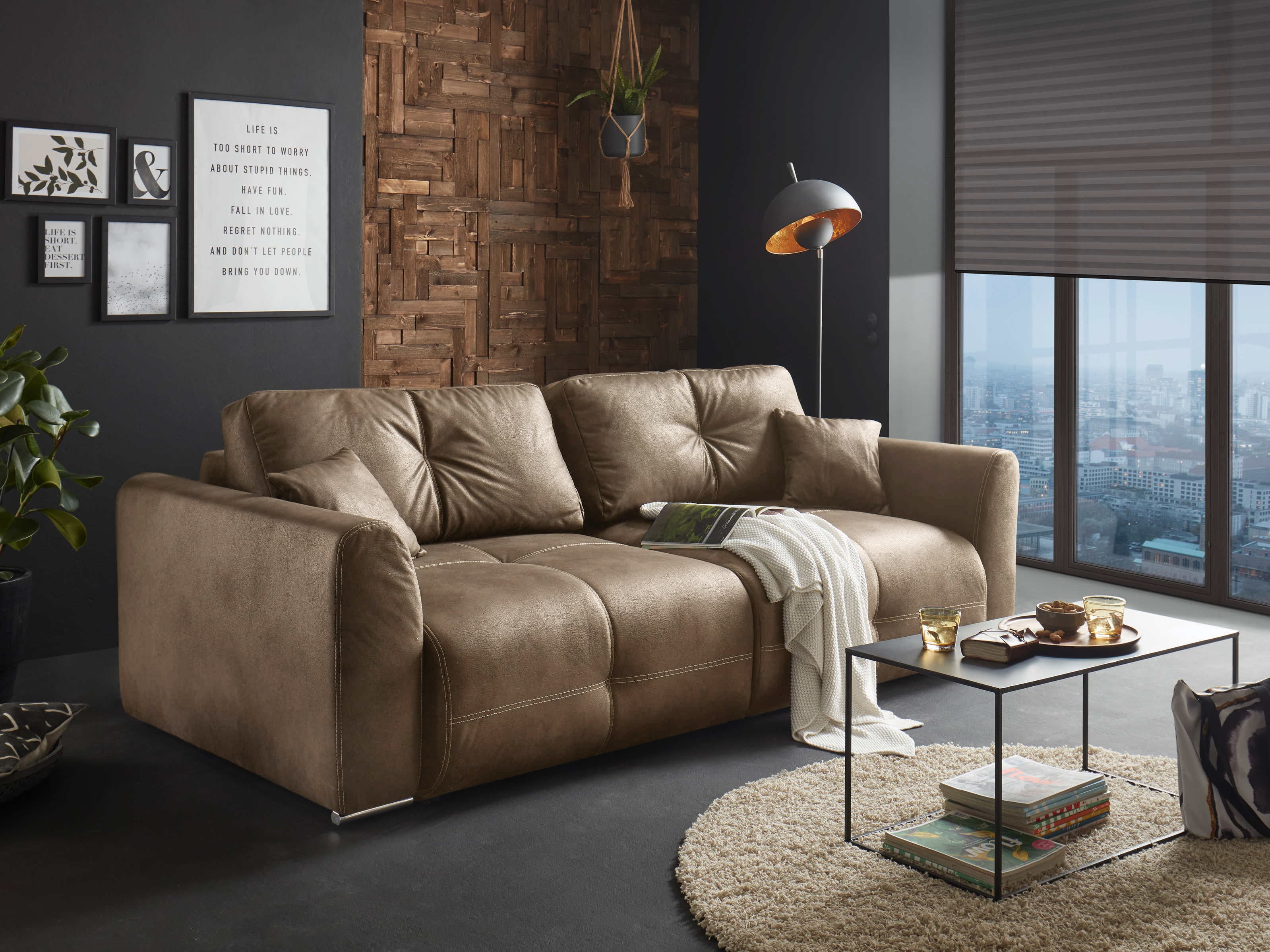 Schlafsofa Bono | Braun