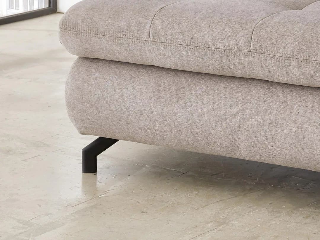 Polsterhocker Marella II | Grau