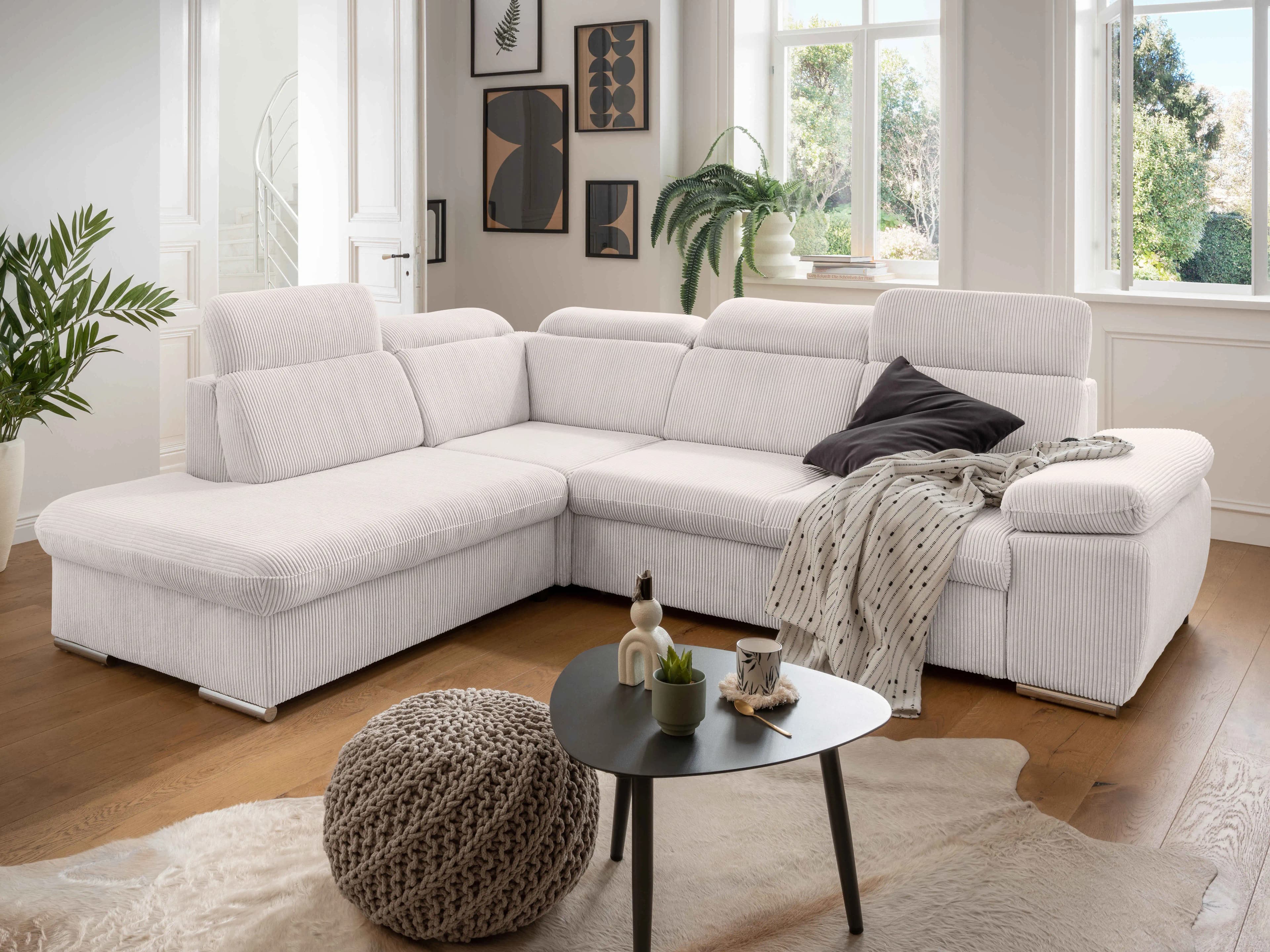 Ecksofa Boris | Grau