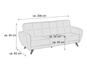 Schlafsofa Malu | Grau 3