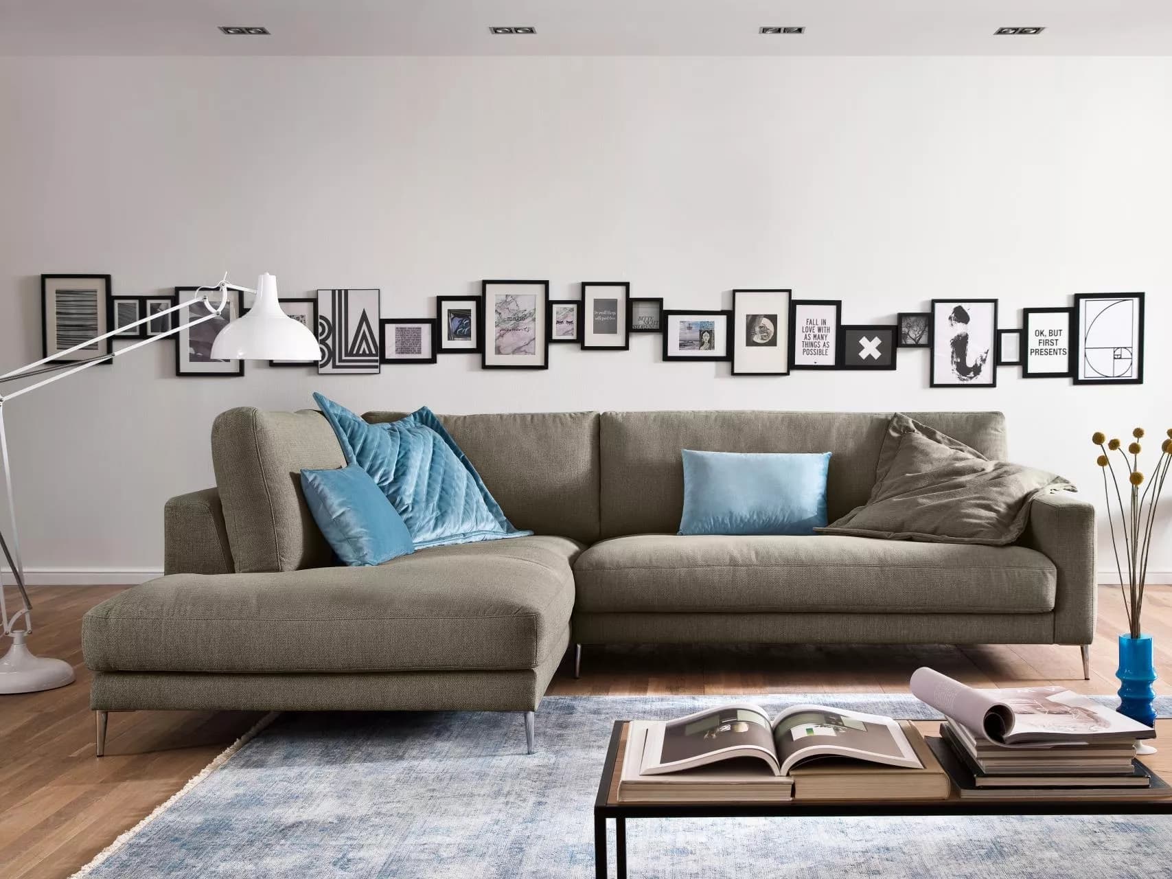 Ecksofa Cortino II | Braun