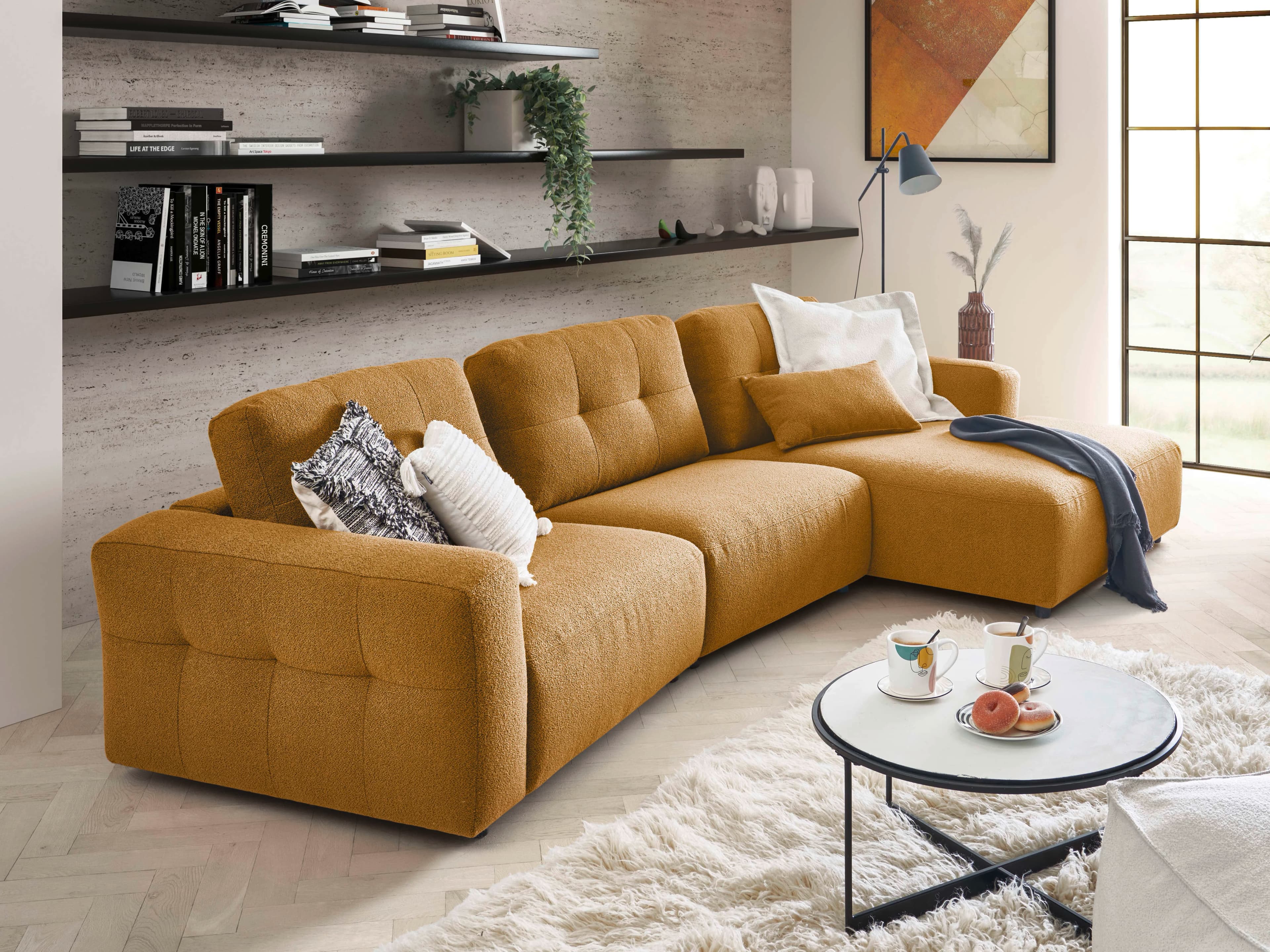 Ecksofa Cally | Gelb