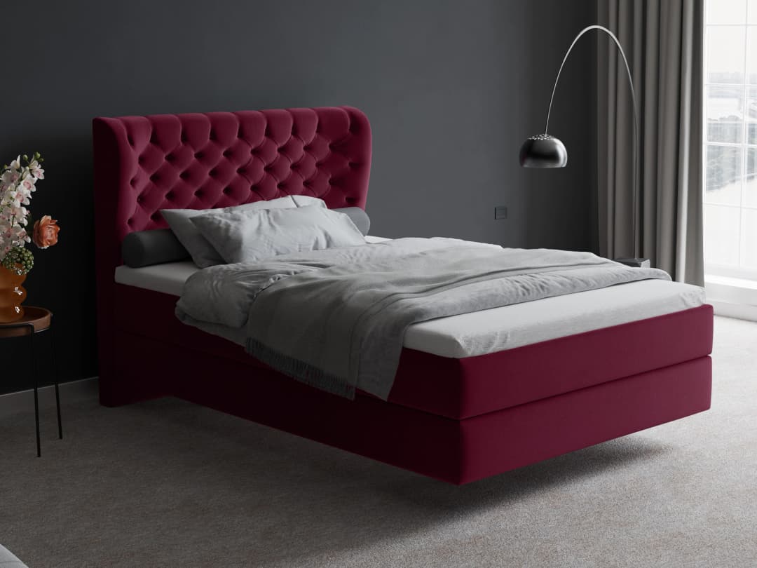 Boxspringbett Sanatro III | Mehrfarbig