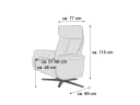 Relaxsessel Chester II | Grau 4
