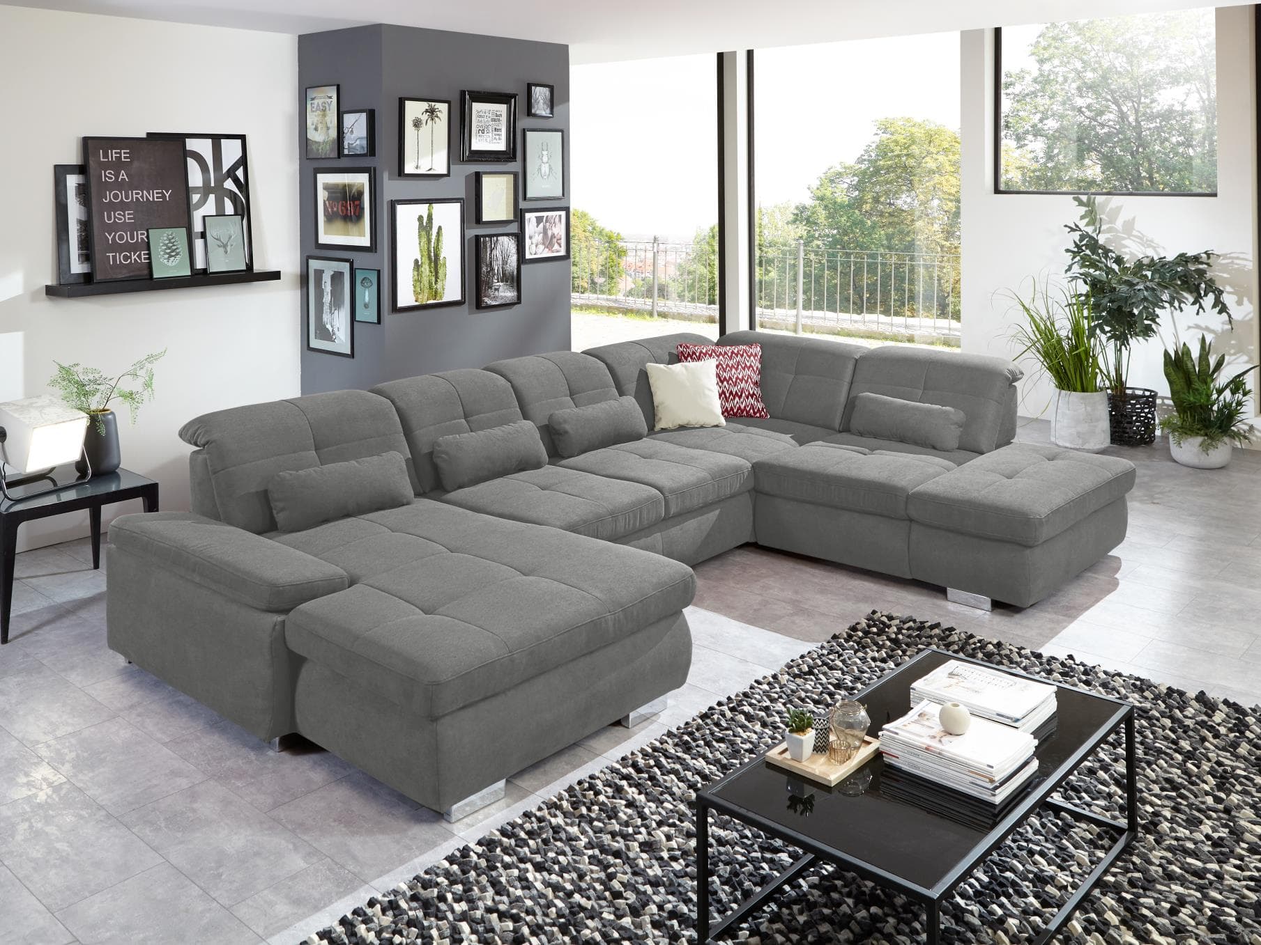 Wohnlandschaft Meleto II | Grau