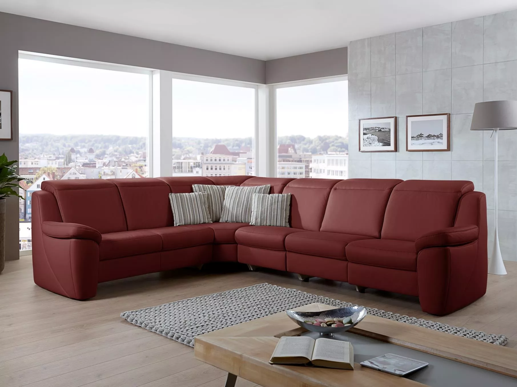 Ecksofa Putignano | Rot