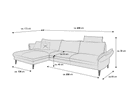 Ecksofa Haeta III | Braun 4