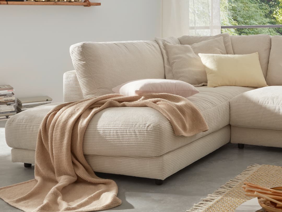 Ecksofa Cairano V | Grau