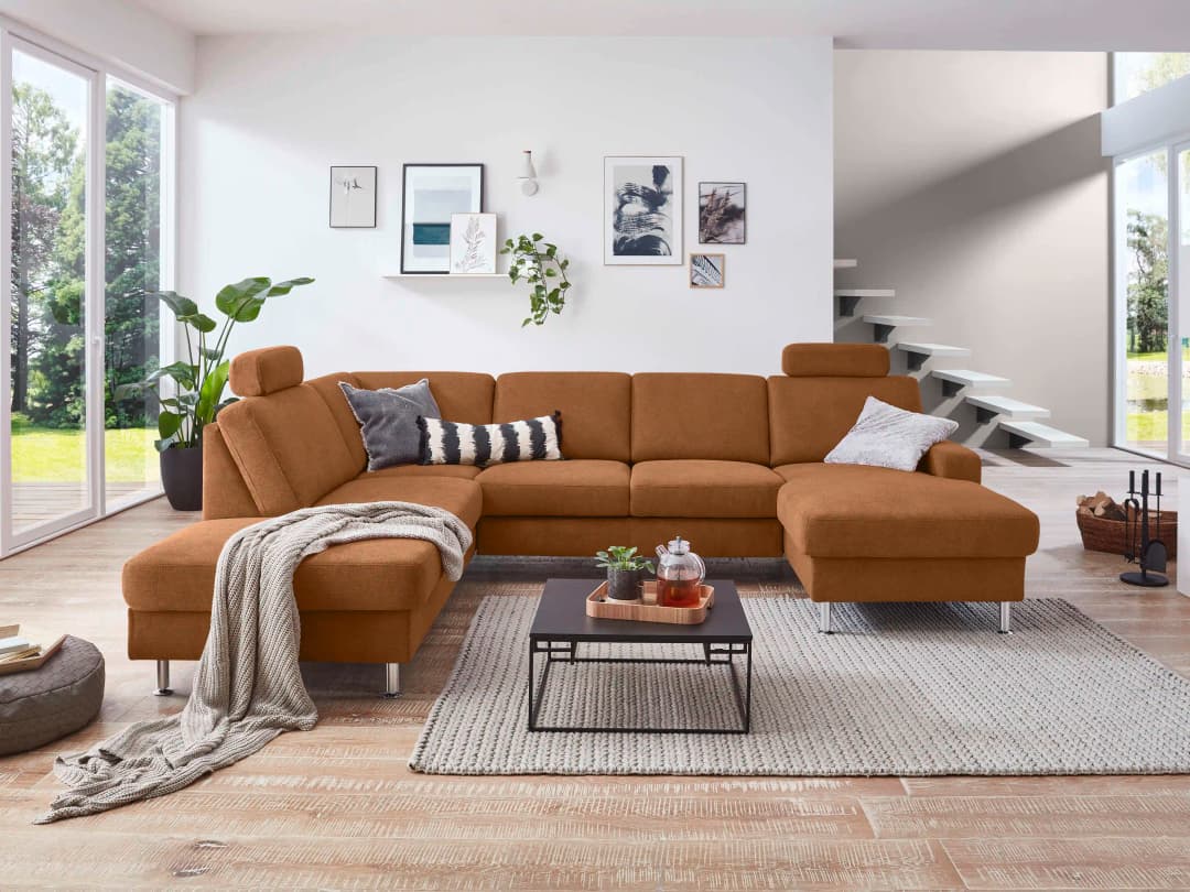 Wohnlandschaft Zena X | Braun