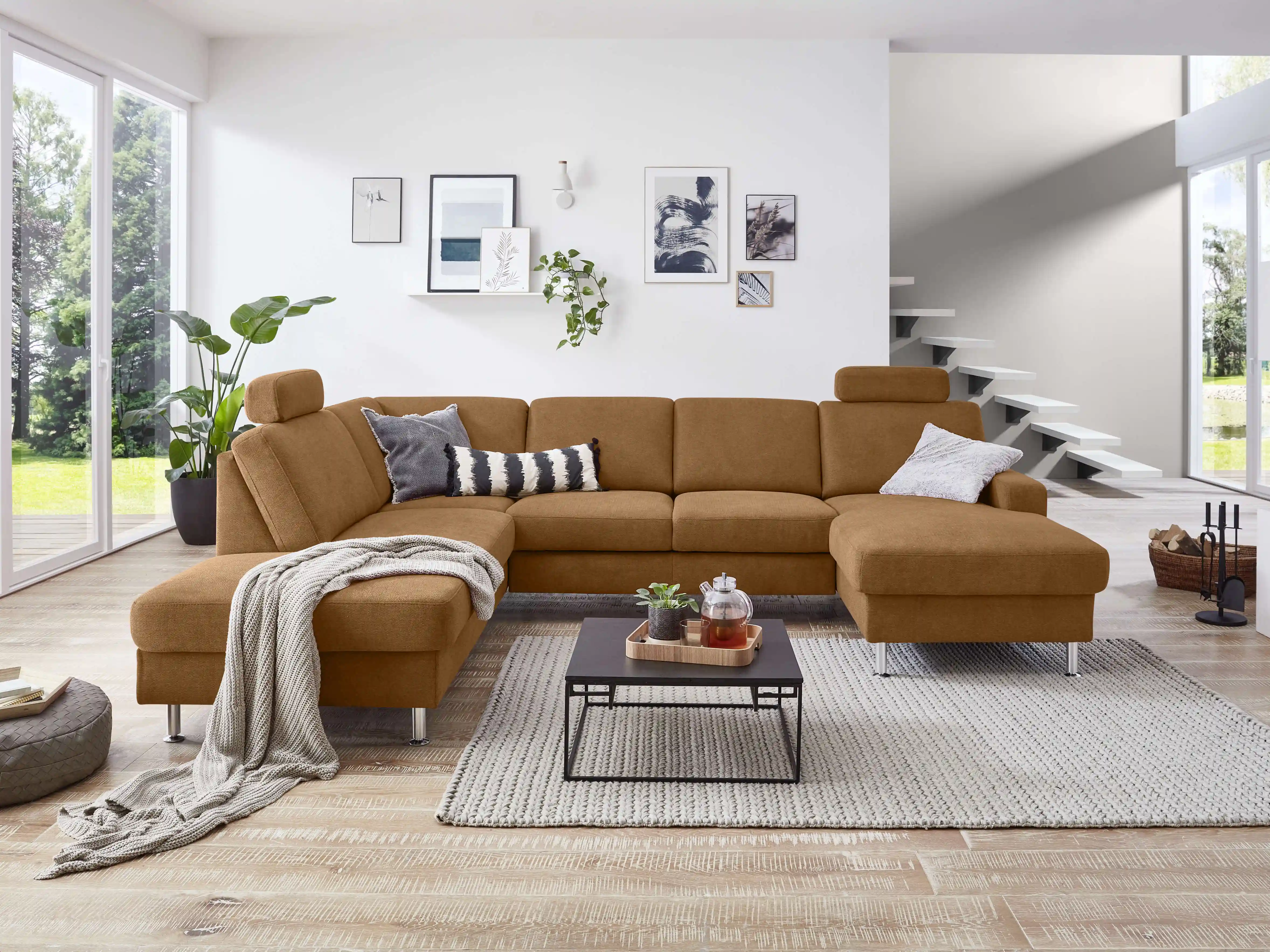 Wohnlandschaft Zena X | Braun