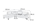 Ecksofa Cabianca | Grau 3