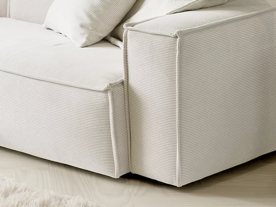 Ecksofa Croviana VII | Weiß