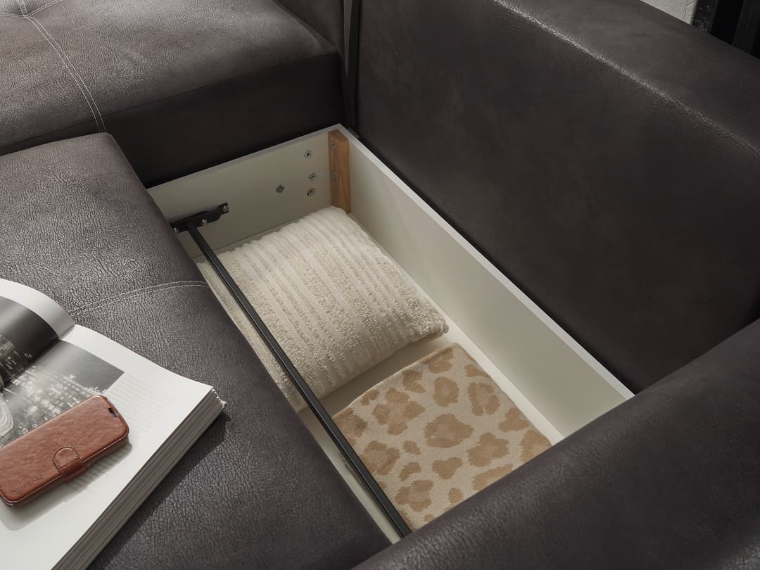 Ecksofa Bono II | Grau