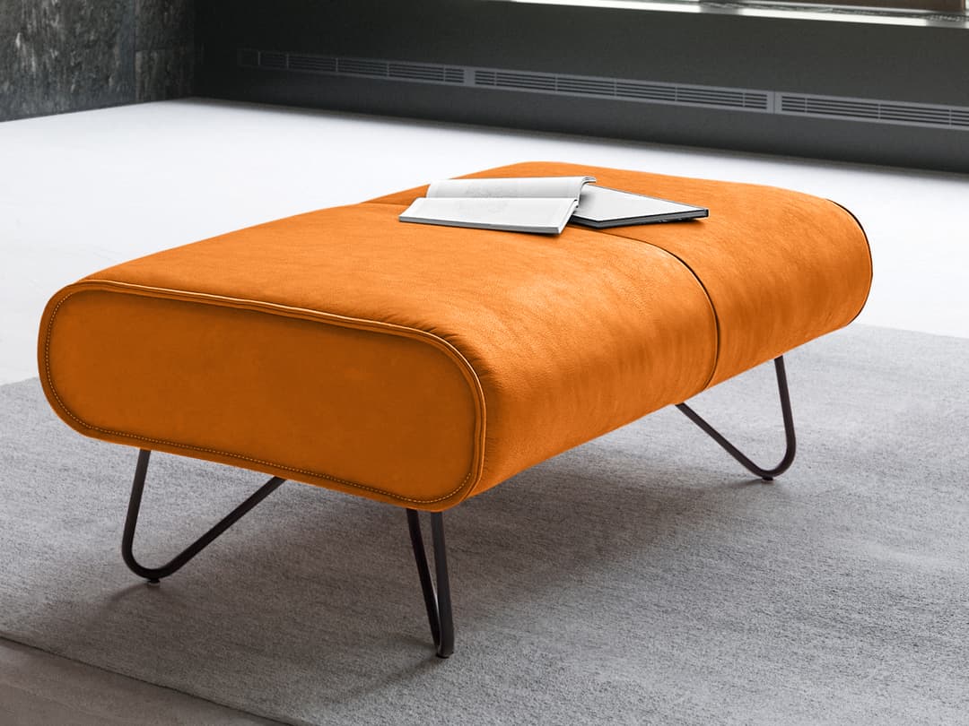 Koinor Polsterhocker Gismo II | Orange