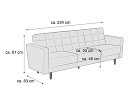 Einzelsofa Menny | Grau