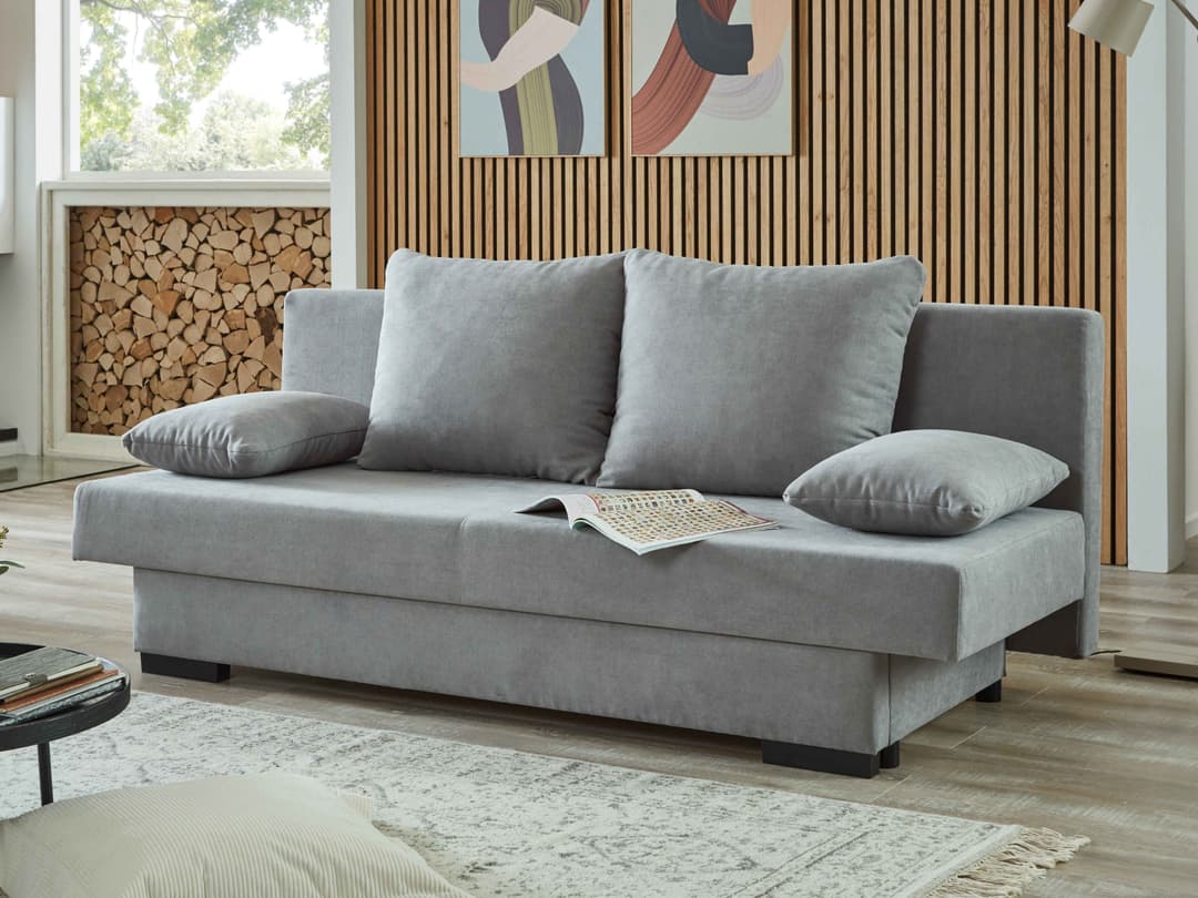 Schlafsofa Sanaga | Grau